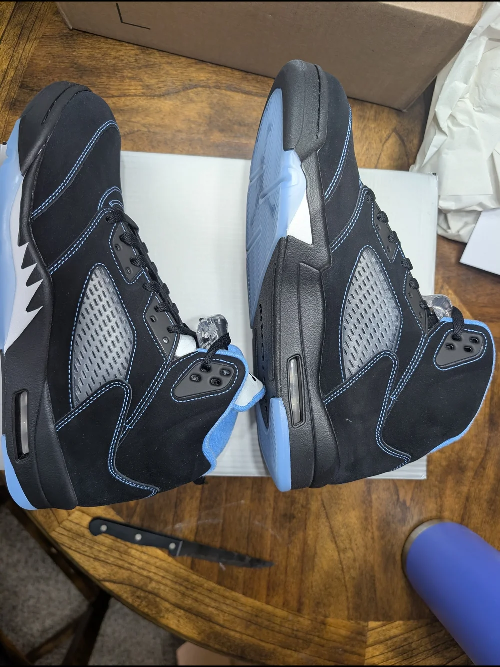 Nike Air Jordan 5 Retro 'Black Carolina'